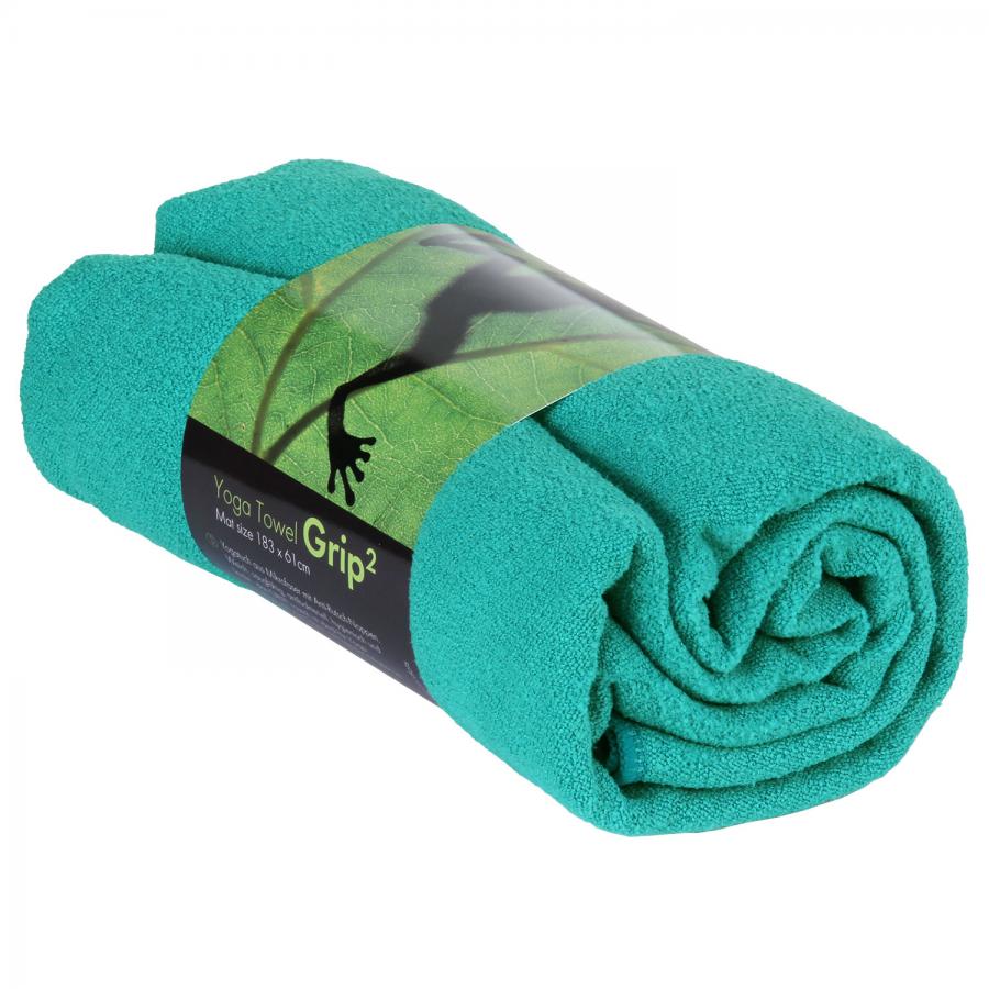 MoKo Toalla de yoga, esterilla de yoga antideslizante, manta de yoga,  patrón de impresión de secado rápido con bolsillo de esquina para bikram
